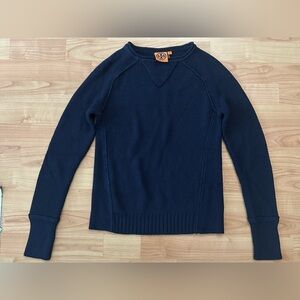 NWOT Tory Burch Navy Blue Knit Sweater